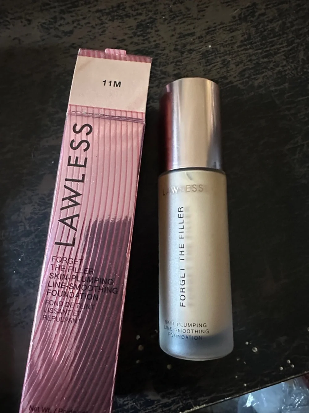 LAWLESS Forget The Filler Foundation 11M Beige with Rose-Gold Cap